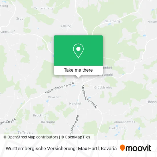Württembergische Versicherung: Max Hartl map