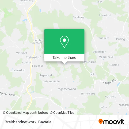 Карта Breitbandnetwork