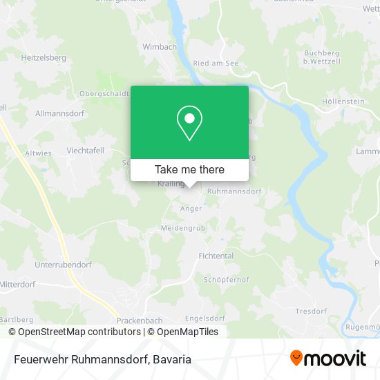 Feuerwehr Ruhmannsdorf map