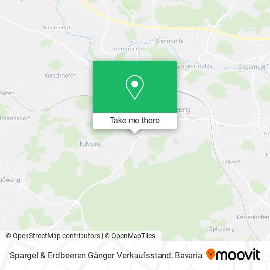 Spargel & Erdbeeren Gänger Verkaufsstand map