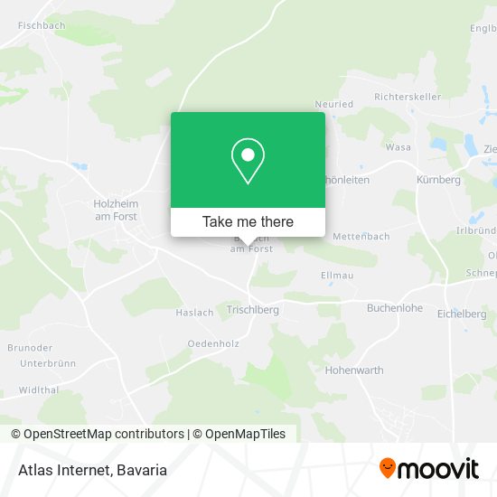 Карта Atlas Internet