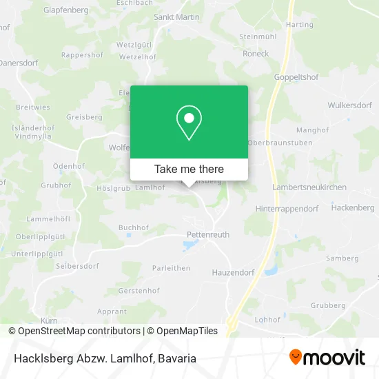 Карта Hacklsberg Abzw. Lamlhof