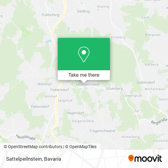Карта Sattelpeilnstein