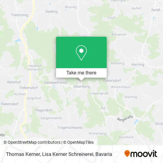 Карта Thomas Kerner, Lisa Kerner Schreinerei