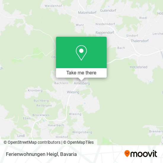 Ferienwohnungen Heigl map