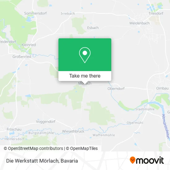 Карта Die Werkstatt Mörlach