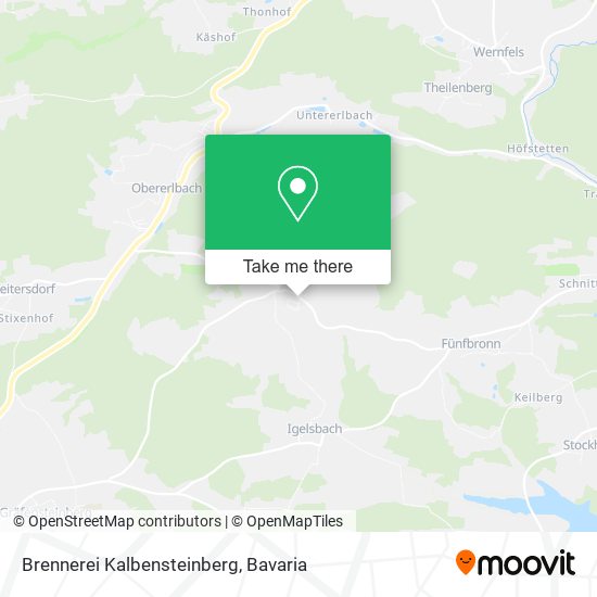 Brennerei Kalbensteinberg map