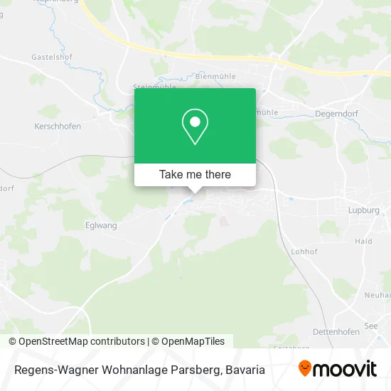 Карта Regens-Wagner Wohnanlage Parsberg