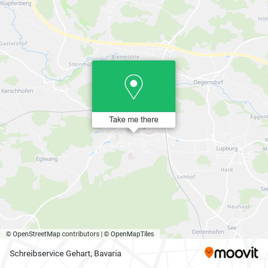 Карта Schreibservice Gehart