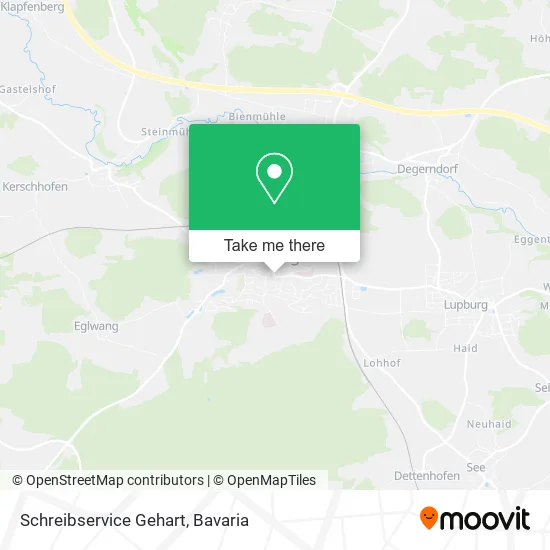Карта Schreibservice Gehart