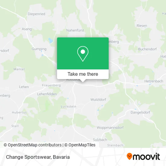 Карта Change Sportswear