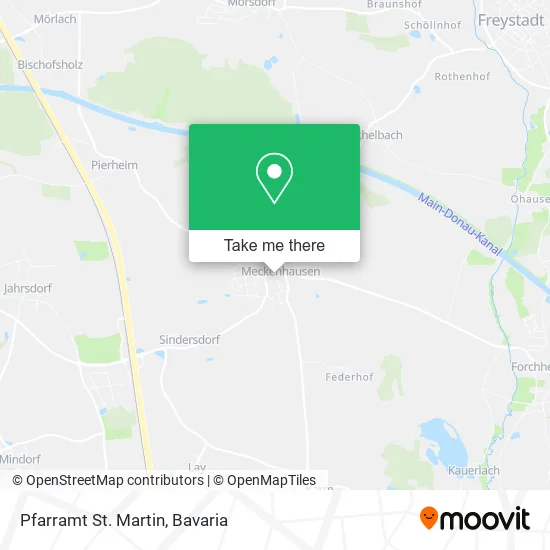 Карта Pfarramt St. Martin