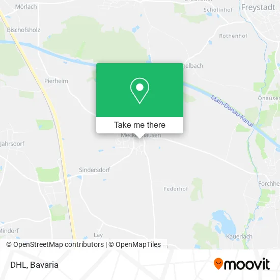 Карта DHL