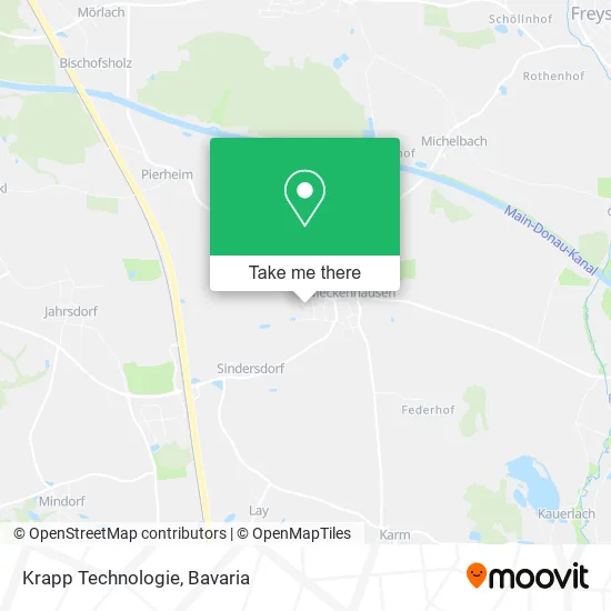 Krapp Technologie map