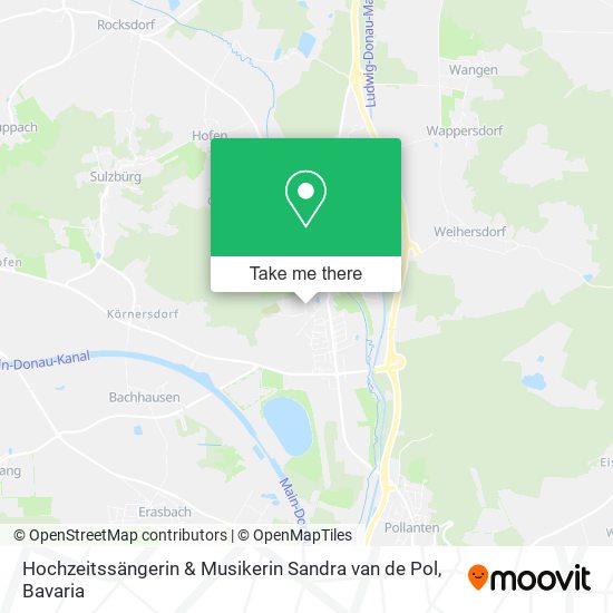 Hochzeitssängerin & Musikerin Sandra van de Pol map