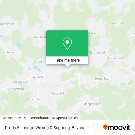 Карта Pretty Flamingo Waxing & Sugaring