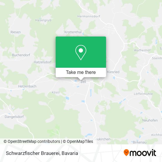 Schwarzfischer Brauerei map