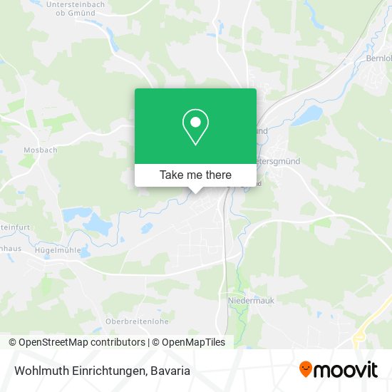Wohlmuth Einrichtungen map