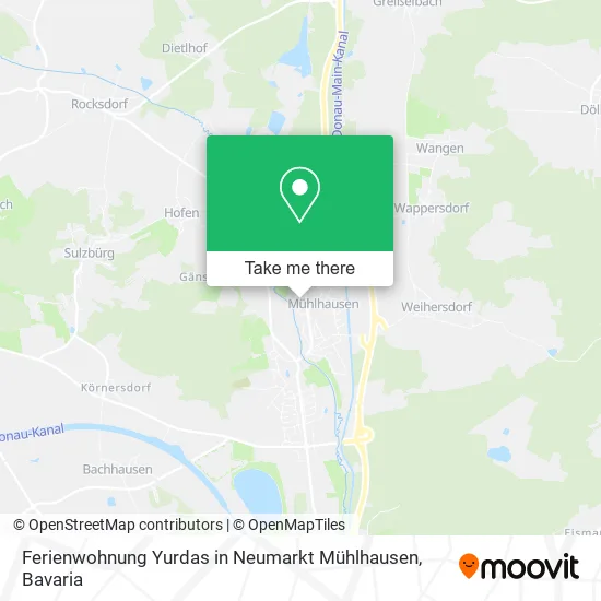Ferienwohnung Yurdas in Neumarkt Mühlhausen map