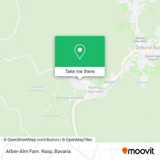 Arber-Alm Fam. Rasp map