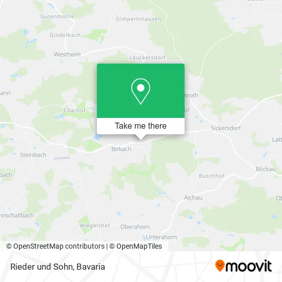 Карта Rieder und Sohn