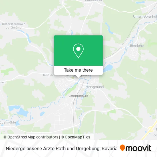 Niedergelassene Ärzte Roth und Umgebung map