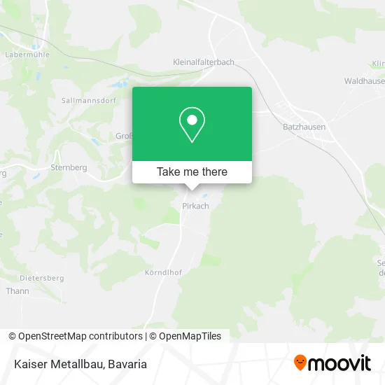 Карта Kaiser Metallbau