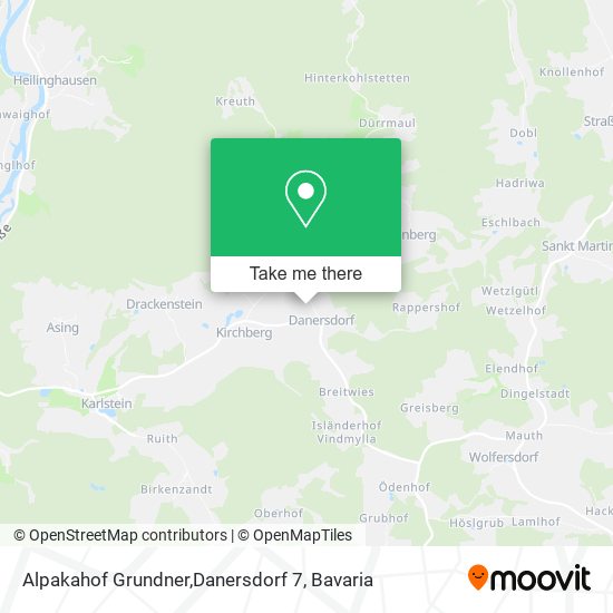 Alpakahof Grundner,Danersdorf 7 map