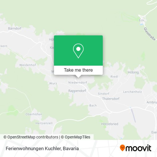 Ferienwohnungen Kuchler map