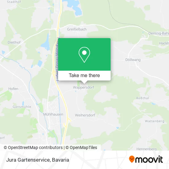 Карта Jura Gartenservice