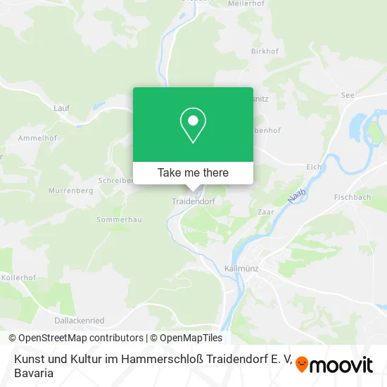 Карта Kunst und Kultur im Hammerschloß Traidendorf E. V