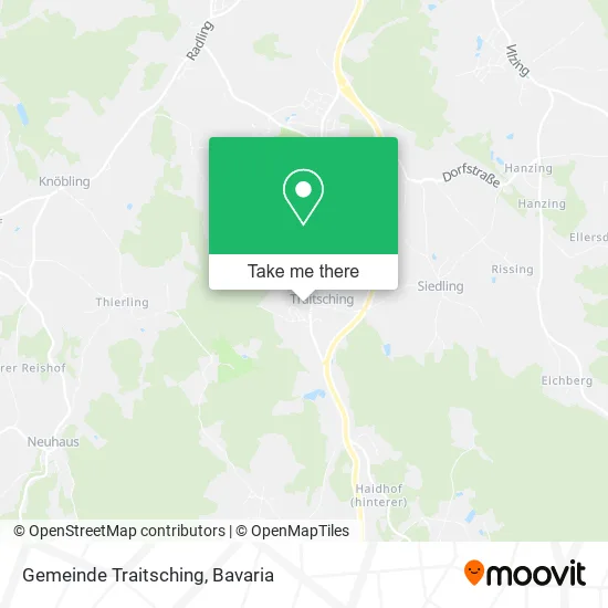 Карта Gemeinde Traitsching