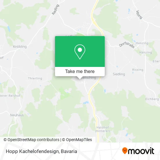Карта Hopp Kachelofendesign