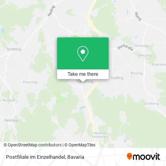 Карта Postfiliale im Einzelhandel