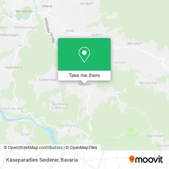 Карта Käseparadies Seiderer