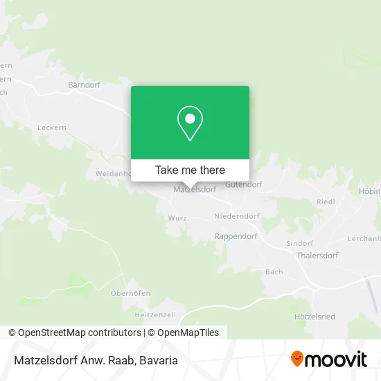 Карта Matzelsdorf Anw. Raab