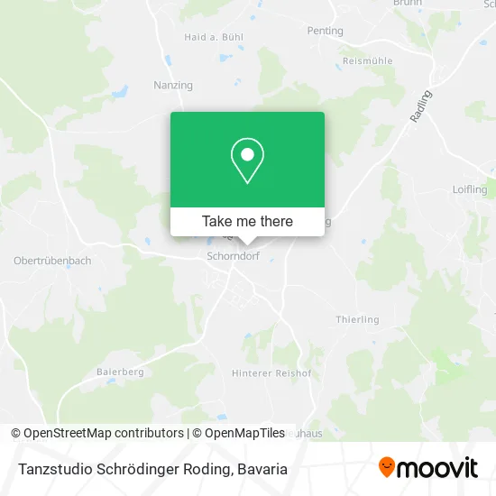 Карта Tanzstudio Schrödinger Roding