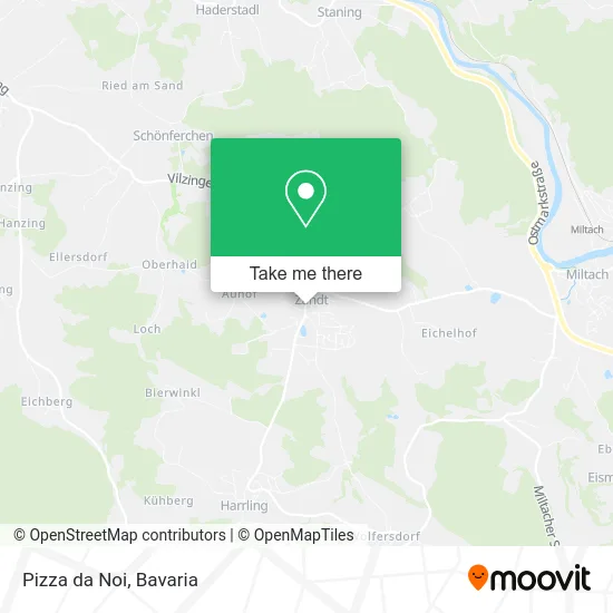 Карта Pizza da Noi