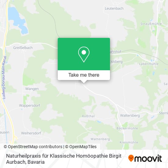 Naturheilpraxis für Klassische Homöopathie Birgit Aurbach map