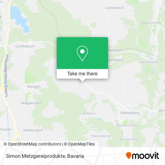 Simon Metzgereiprodukte map