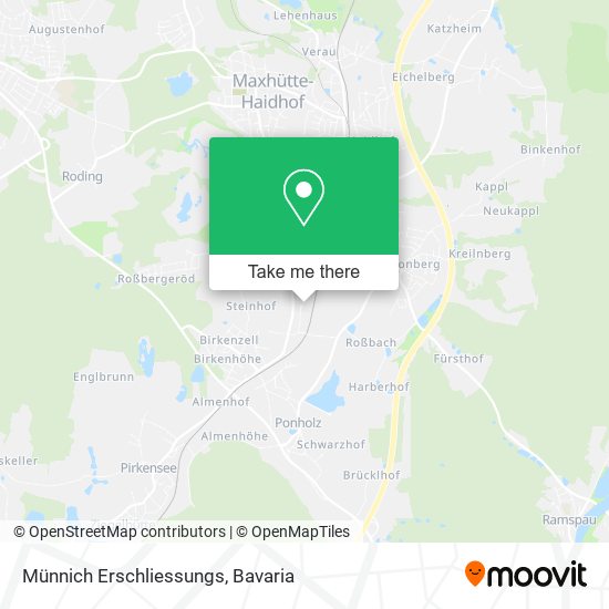 Münnich Erschliessungs map