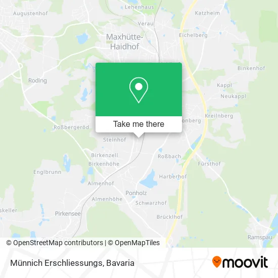 Карта Münnich Erschliessungs