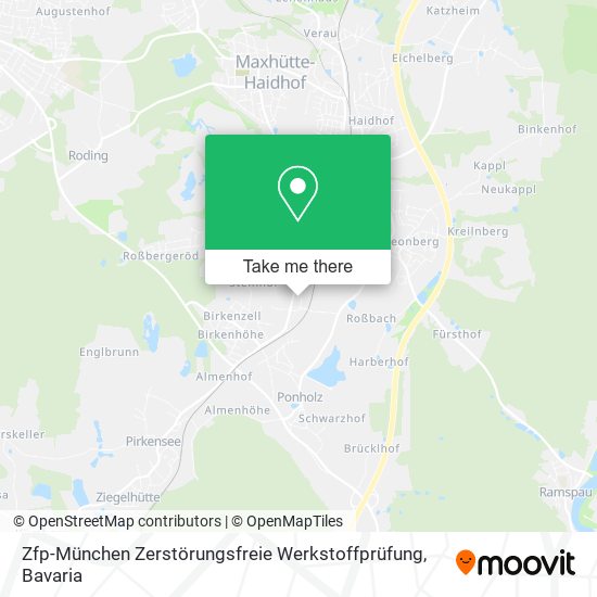 Zfp-München Zerstörungsfreie Werkstoffprüfung map