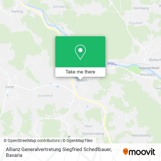 Allianz Generalvertretung Siegfried Schedlbauer map
