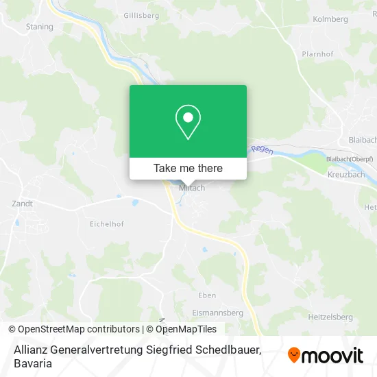 Карта Allianz Generalvertretung Siegfried Schedlbauer