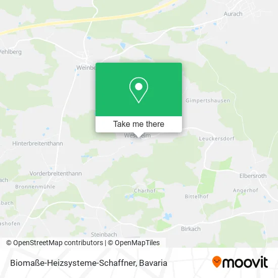 Карта Biomaße-Heizsysteme-Schaffner