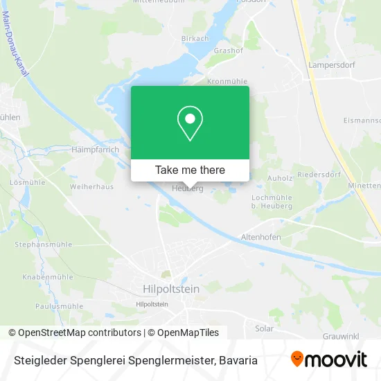 Карта Steigleder Spenglerei Spenglermeister