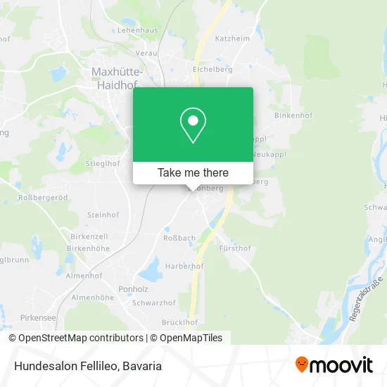 Карта Hundesalon Fellileo