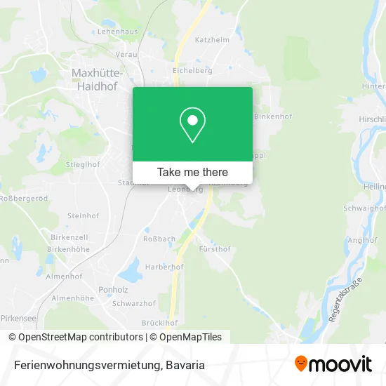 Карта Ferienwohnungsvermietung