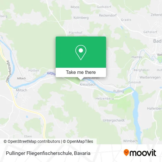 Карта Pullinger Fliegenfischerschule